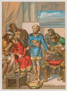 Dagobert conseillé par Éloi - French School
