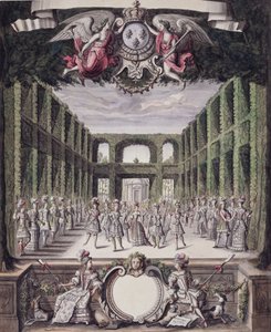 Danse dans un jardin formel, d