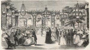 Salon de danse construit dans le jardin de l