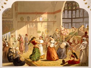 Cérémonie de danse au Caire, 1860 - French School