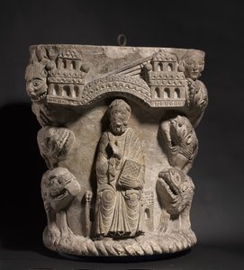 Daniel dans la fosse aux lions, vers 1125-1150 - French School