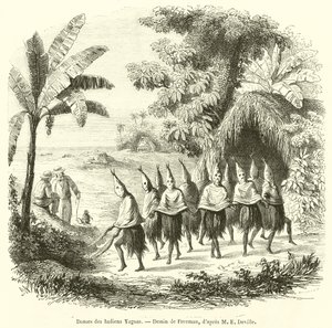 Danses des Indiens Yaguas - French School