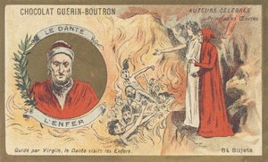 Dante Alighieri, connu sous le nom de « Dante » (1265-1321), poète, écrivain, penseur et homme politique florentin, auteur de « L