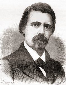 David Edward Hughes, des Merveilles de la Science, publié vers 1870 (gravure) - French School