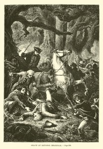 Mort du général Braddock - French School