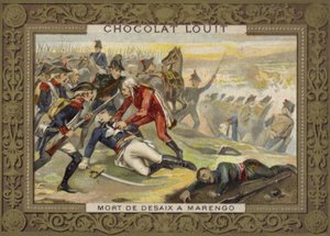 Mort du général Desaix à la bataille de Marengo, 1800 - French School