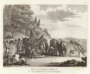 Mort du général François Séverin Marceau-Desgraviers - French School