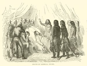 Mort du général Hoche (gravure) - French School