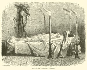 Mort du général Leclerc (gravure) - French School