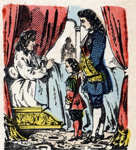 Mort de Louis XIV à Versailles, 1er septembre - French School