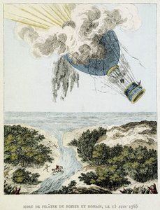 Mort de Pilâtre de Rozier et Romain