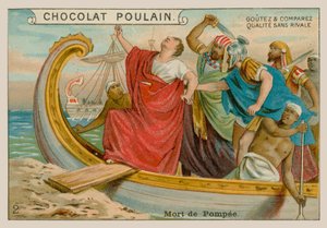 Mort de Pompée (106-48 av. J.-C.) - French School