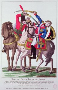 Mort du prince Louis de Prusse, 10 octobre 1806 - French School