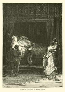 Mort de Valentine de Milan - French School