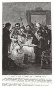 Mort du duc de Berry, 13 février 1820 - French School