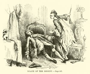 Mort du Régent - French School
