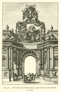 Décoration du Marché-Neuf, pour l