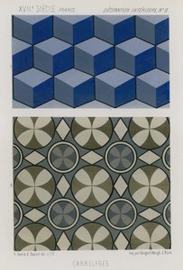 Carreaux décoratifs du XVIIe siècle - French School