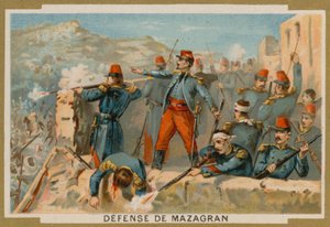 Défense de Mazagran par les Français, Algérie, 1840 - French School