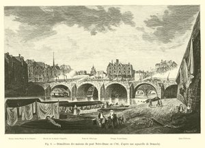 Démolitions des maisons du pont Notre-Dame en 1786, d