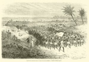 Départ des capitaines Speke et Grant et de leur caravane - French School