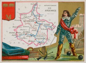 Département des Ardennes dans le nord-est de la France - French School