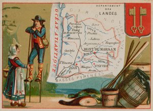 Département des Landes dans le sud de la France - French School