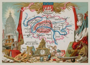 Département de la Seine en France - French School