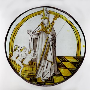 Saint Nicolas et les trois garçons dans une cuve