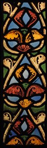 Un panneau de bordure (ex Saint-Denis 1140-44?) - French School