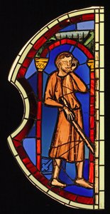 Samson aveugle, ex Sainte-Chapelle, Baie K - French School