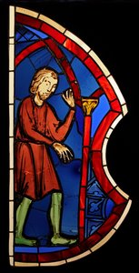 Samson aveugle, ex Sainte-Chapelle, Baie K - French School