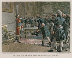 Députation du sénat présentant l