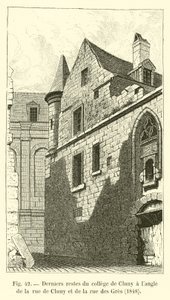Derniers restes du collège de Cluny à l