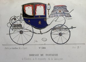 Design pour une Coupe Dorsay de Fantaisie - French School