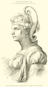 Dessin de Michel-Ange conservé à la galerie de Florence - French School