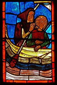 (détail) de la vie de Sainte Marie l