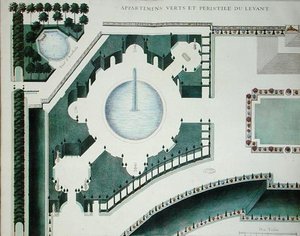 Détail des jardins de Marly
