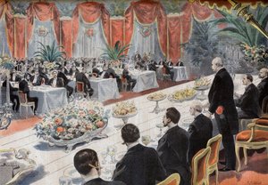 Dîner pour les dirigeants du commerce et de l
