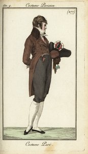 Gentleman du Directoire en tenue de gala - French School