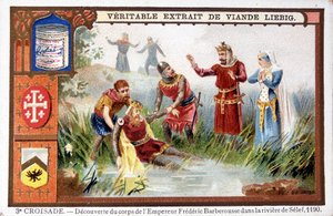 Découverte du corps de Frédéric Barberousse dans la rivière Selef - French School
