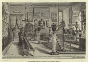 Exposition de meubles de salon, Pavillon de Flore, Palais du Louvre, Paris - French School