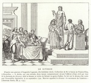 Divorce en France révolutionnaire - French School