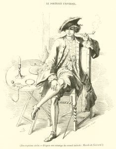 Dix-septieme siecle (engraving) - French School