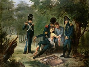 Ambulance du docteur Larrey à la bataille de Hanau, 30-31 octobre 1813 - French School