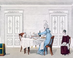 La Manie des chiens, planche 106 de Le Bon Genre, 1818