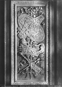 Panneau de porte, style Henri II, vers 1556 - French School