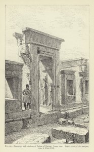 Portes et fenêtres du Palais de Darius, Vue intérieure - French School