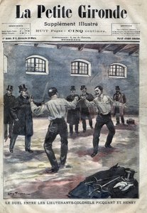 Affaire Dreyfus : le duel entre les lieutenants-colonels Georges Picquart (1854-1914) et Hubert Henry (1846-1898) à l