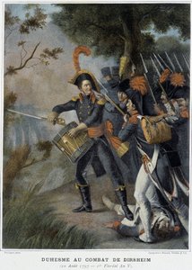 Duhesme à la bataille de Dirsheim, 20 août - French School